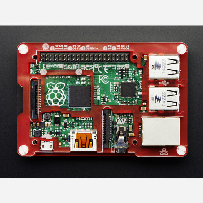 Pibow Coupé - Enclosure for Raspberry Pi 2 / B+ / Pi 3