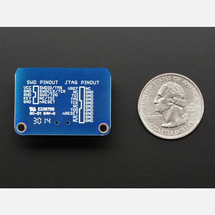 JTAG (2x10 2.54mm) to SWD (2x5 1.27mm) Cable Adapter Board