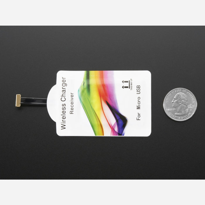 Universal Qi Wireless Charging Module - 20mm Reverse MicroUSB