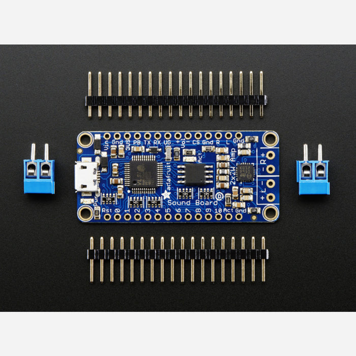 Adafruit Audio FX Sound Board - WAV/OGG Trigger - 16MB storage with 2x2W Amp