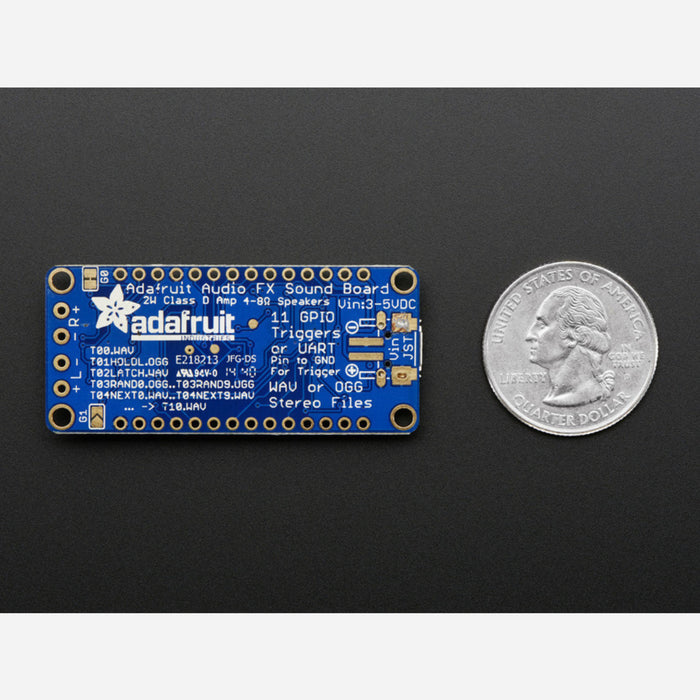 Adafruit Audio FX Sound Board - WAV/OGG Trigger - 16MB storage with 2x2W Amp