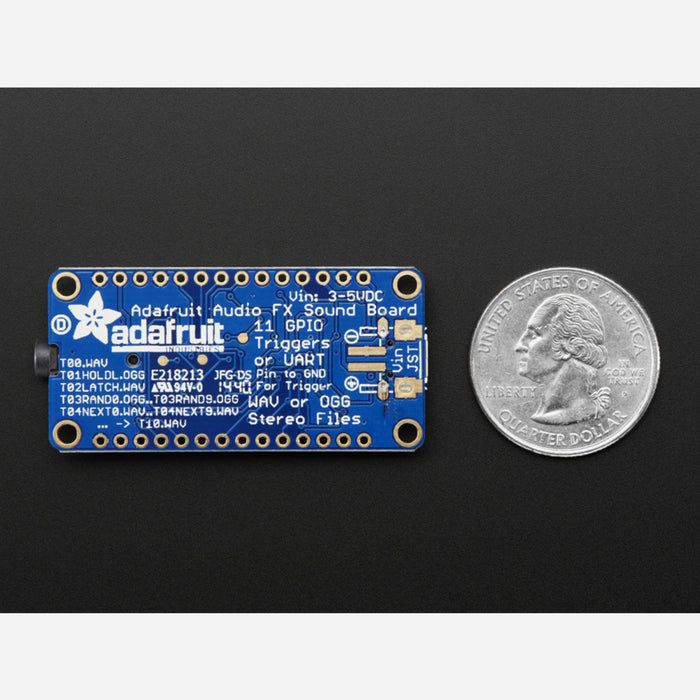 Adafruit Audio FX Sound Board - WAV/OGG Trigger - 16MB storage - Headphone out only