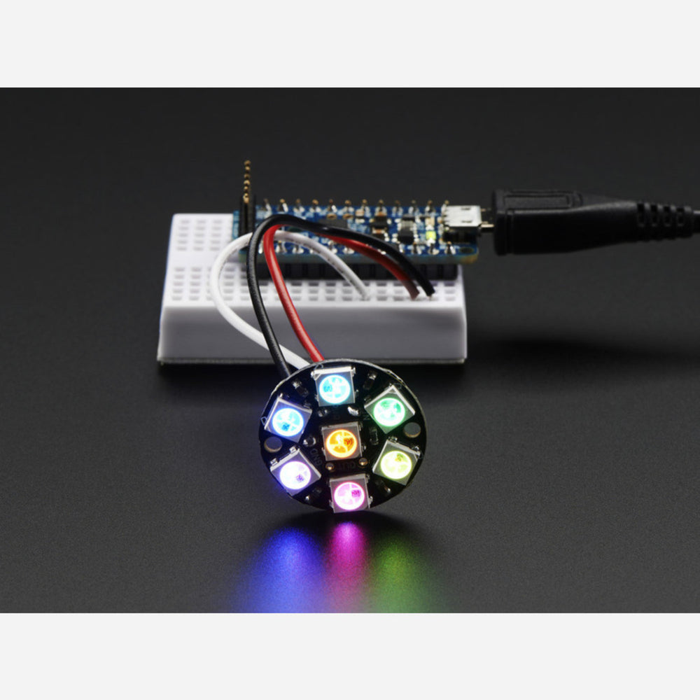 NeoPixel Jewel - 7 x 5050 RGB LED with Integrated Drivers