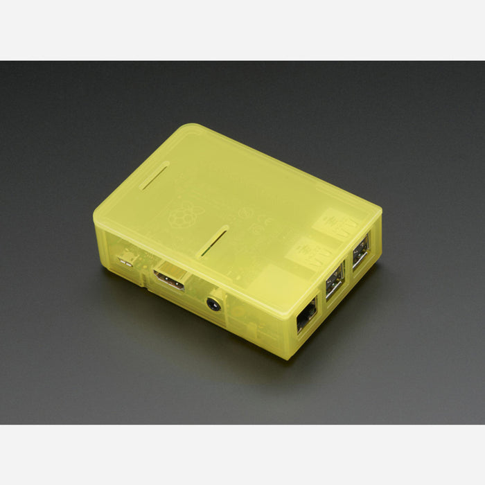 Pi Model B+ / Pi 2 / Pi 3 Case Base - Yellow