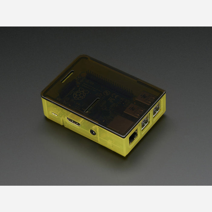 Pi Model B+ / Pi 2 / Pi 3 Case Base - Yellow