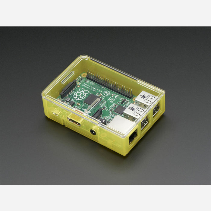 Pi Model B+ / Pi 2 / Pi 3 Case Base - Yellow