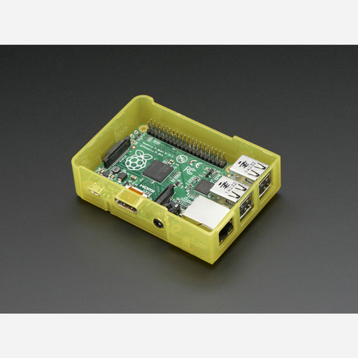 Pi Model B+ / Pi 2 / Pi 3 Case Base - Yellow