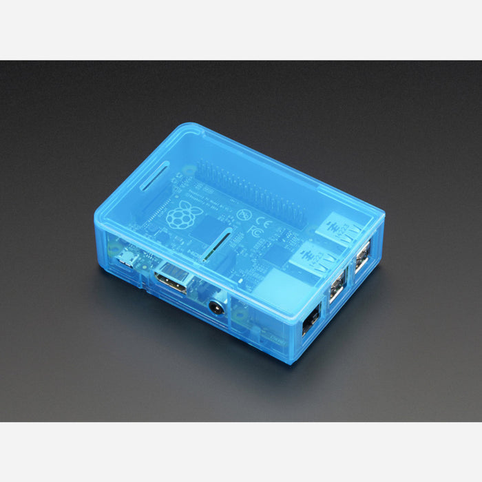 Pi Model B+ / Pi 2 / Pi 3 Case Base - Blue