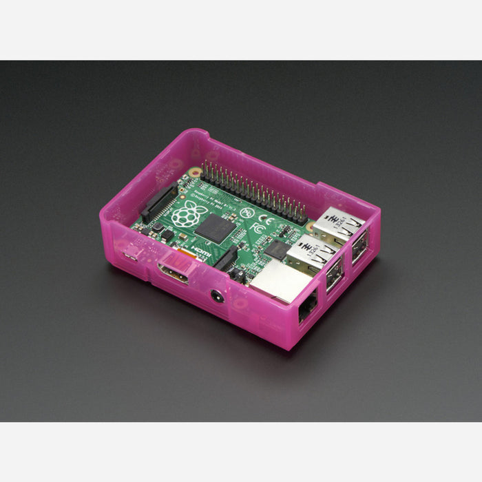 Pi Model B+ / Pi 2 / Pi 3 Case Base - Pink