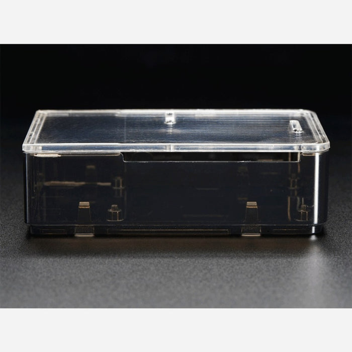 Adafruit Raspberry Pi B+ / Pi 2 / Pi 3 Case - Smoke Base [w/ Clear Top]