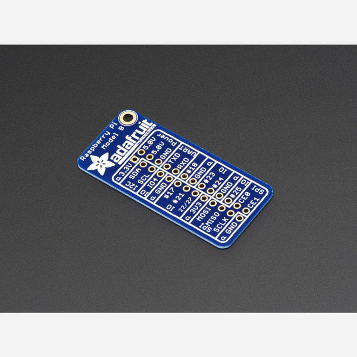 Adafruit GPIO Reference Card for Raspberry Pi Model B