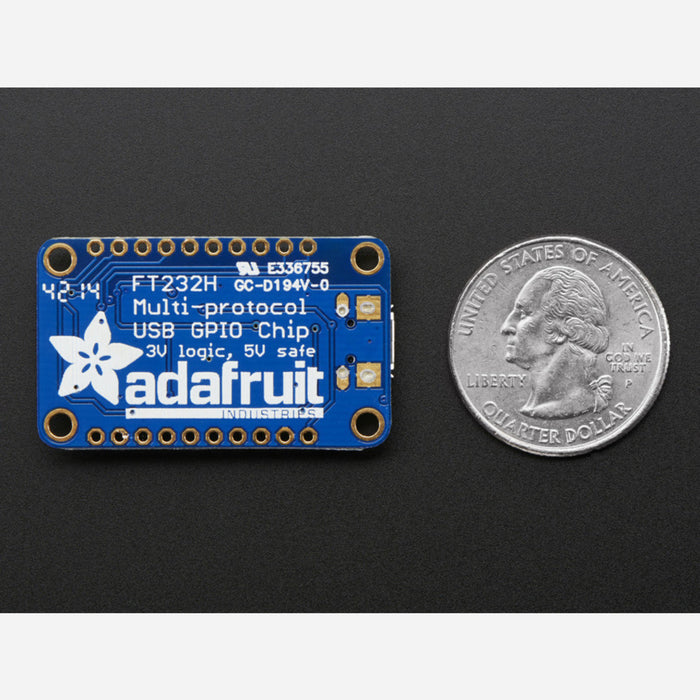 Adafruit FT232H Breakout - General Purpose USB to GPIO+SPI+I2C