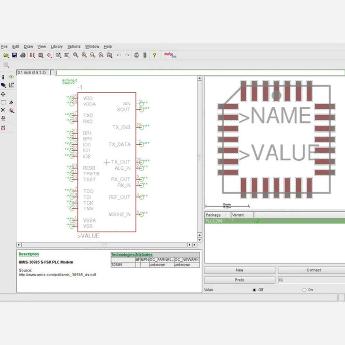 CadSoft EAGLE Standard PCB Design Software V7 - .EDU - 1 User