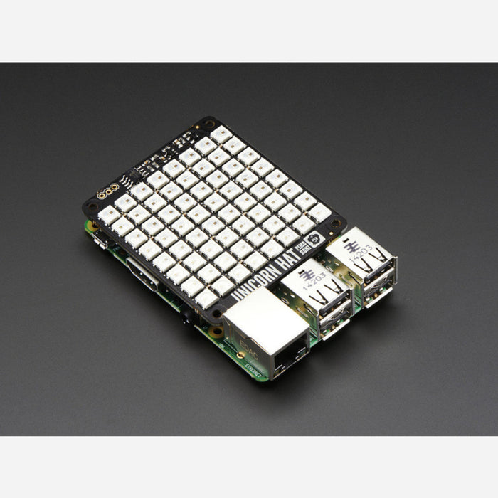 Pimoroni Unicorn Hat - 8x8 RGB LED Shield for Raspberry Pi A+/B+