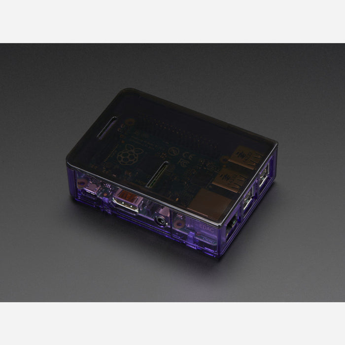 Pi Model B+ / Pi 2 / Pi 3 Case Base - Purple