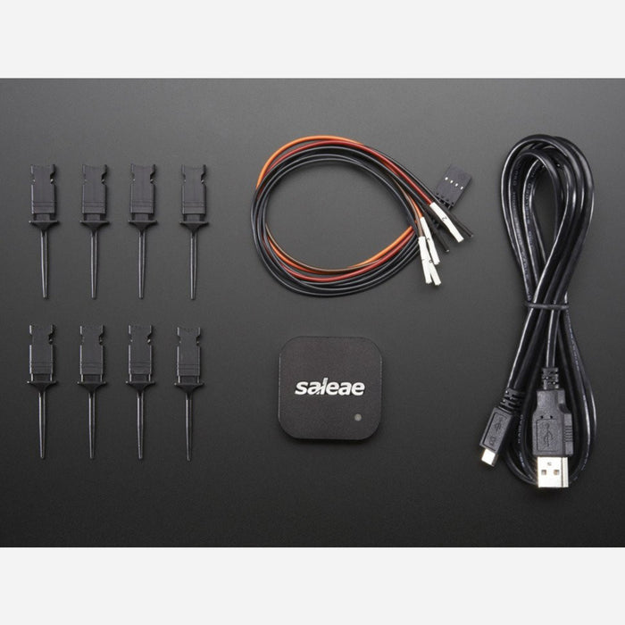 Saleae Logic 4 - 4 Channels Logic / 1 Channel Analog - Black