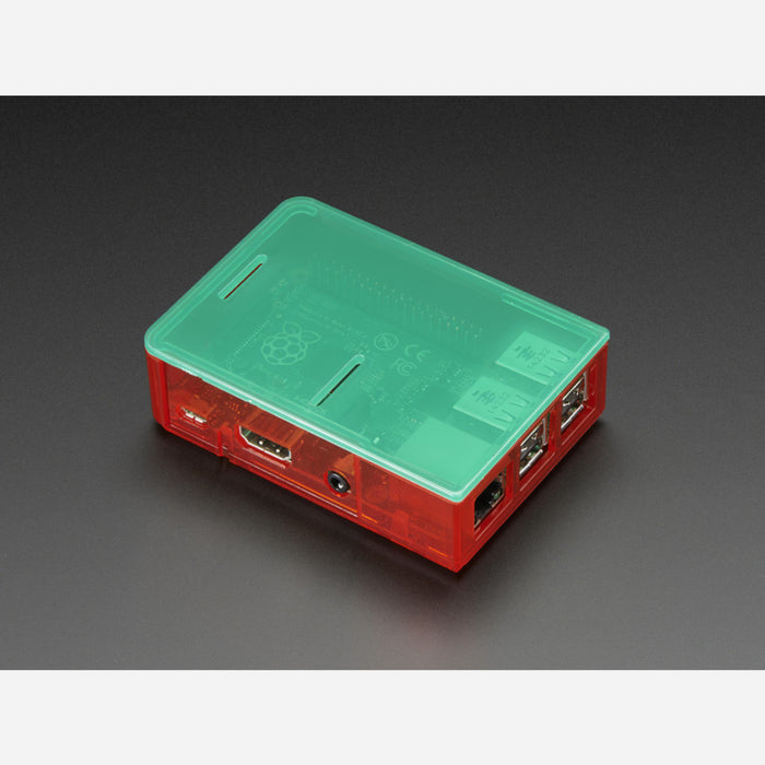 Pi Model B+ / Pi 2 / Pi 3 Case Base - Red