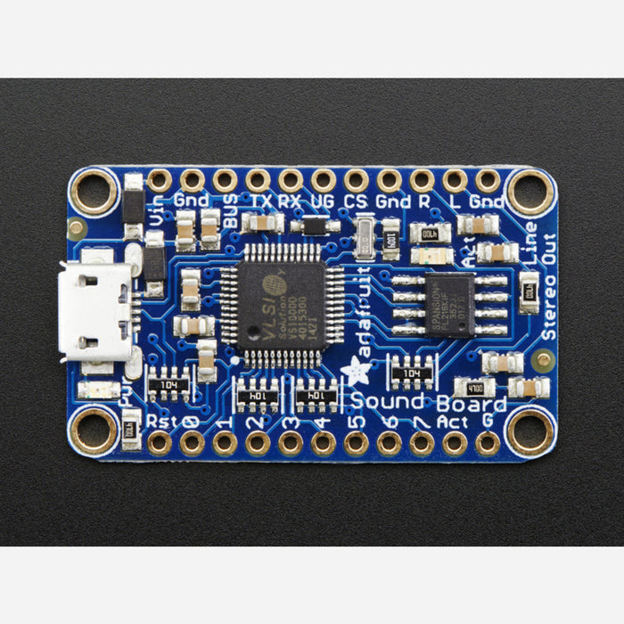 Adafruit Audio FX Mini Sound Board - WAV/OGG Trigger - 2MB