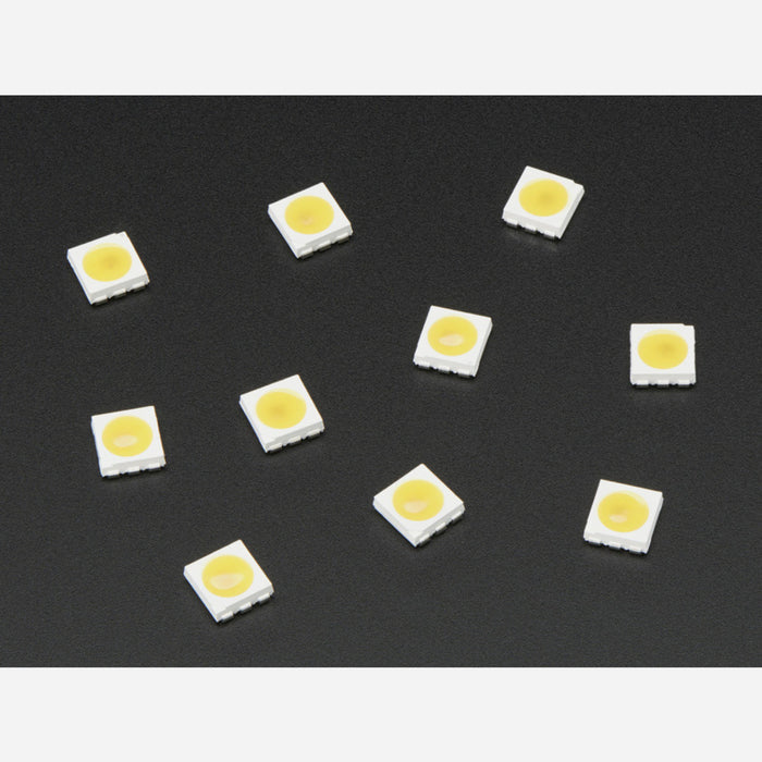 APA102 5050 Warm White LED w/ Integrated Driver Chip - 10 Pack [~3000K]