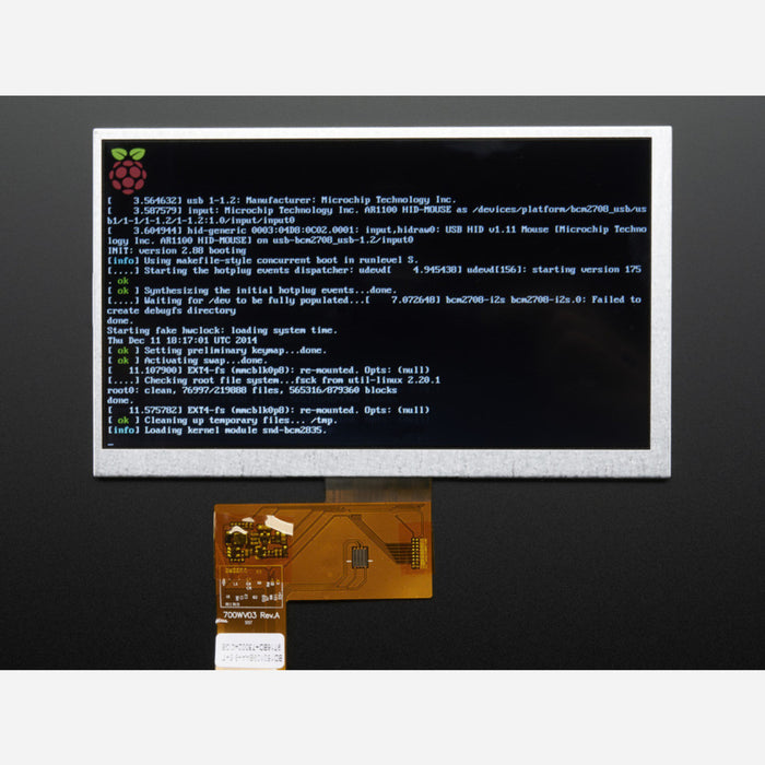 7.0 40-pin TFT Display - 800x480 without Touchscreen