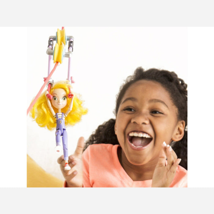 Goldie Blox Action Figure with Zipline