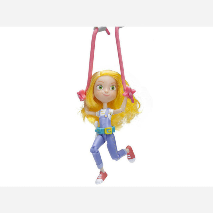 Goldie Blox Action Figure with Zipline