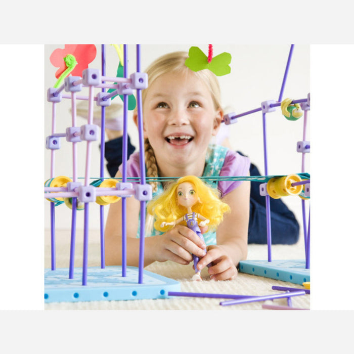 Goldie Blox Action Figure with Zipline