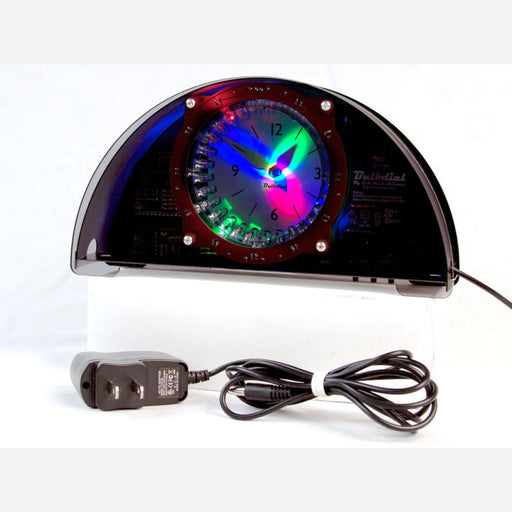 Bulbdial Clock kit [color LED with black/smoke case]