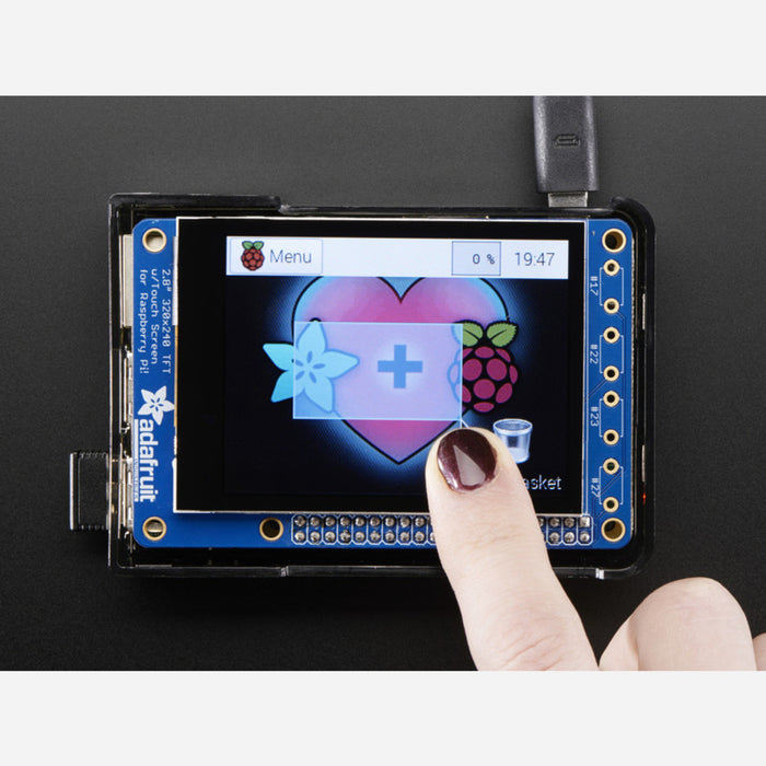 Adafruit PiTFT Plus 320x240 2.8 TFT + Capacitive Touchscreen