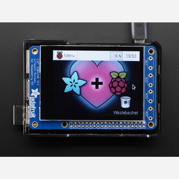 Adafruit PiTFT Plus 320x240 2.8 TFT + Capacitive Touchscreen