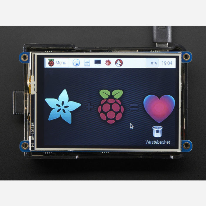 PiTFT Plus 480x320 3.5 TFT+Touchscreen for Raspberry Pi