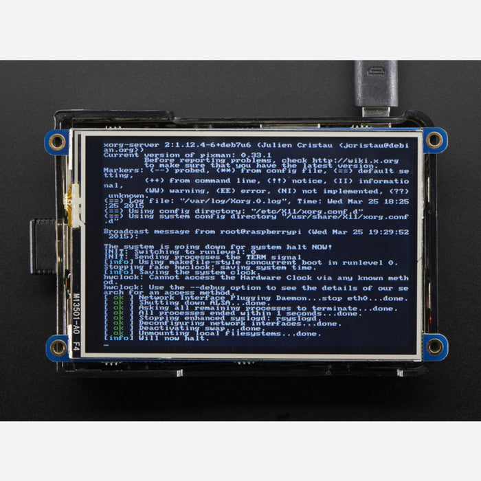 PiTFT Plus 480x320 3.5 TFT+Touchscreen for Raspberry Pi