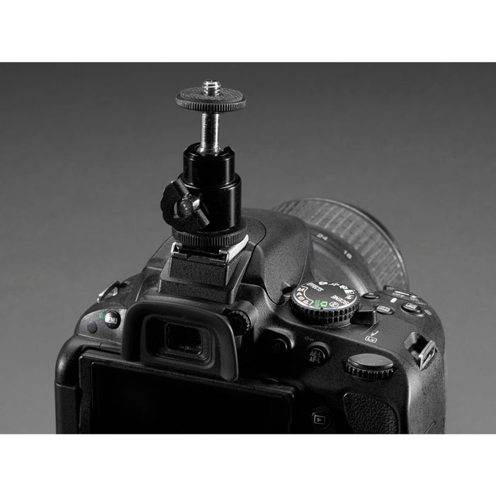 Swivel-Head Pan Tilt (PTZ) Shoe Mount Adapter