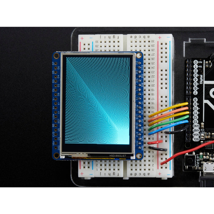 Adafruit 2.4 TFT LCD with Touchscreen Breakout w/MicroSD Socket [ILI9341]