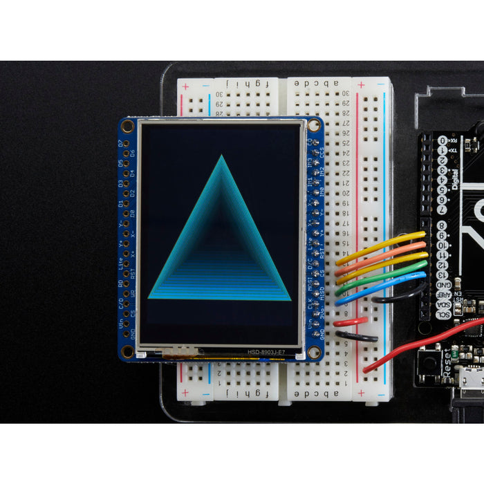 Adafruit 2.4 TFT LCD with Touchscreen Breakout w/MicroSD Socket [ILI9341]