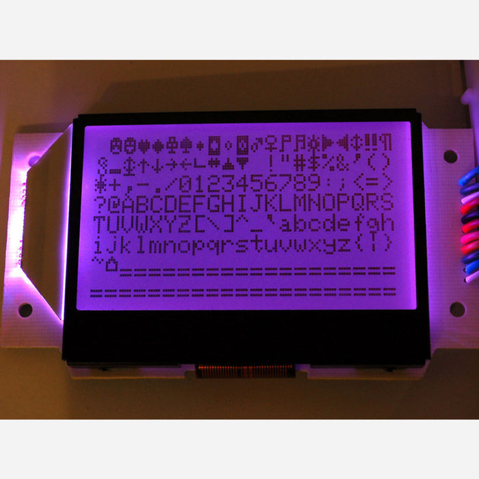 Graphic ST7565 Positive LCD (128x64) with RGB backlight + extras [ST7565]