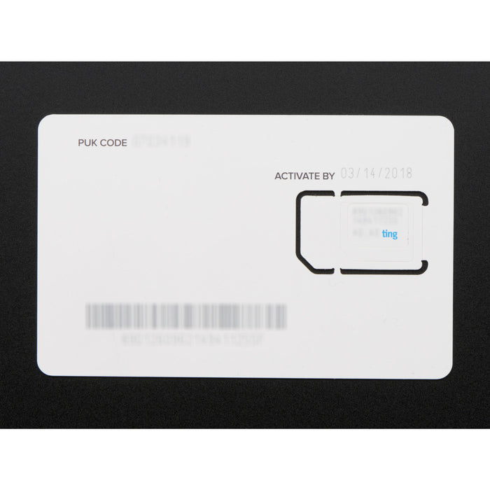 GSM 2G SIM Card from Ting & Adafruit - Data/Voice/Text USA Only