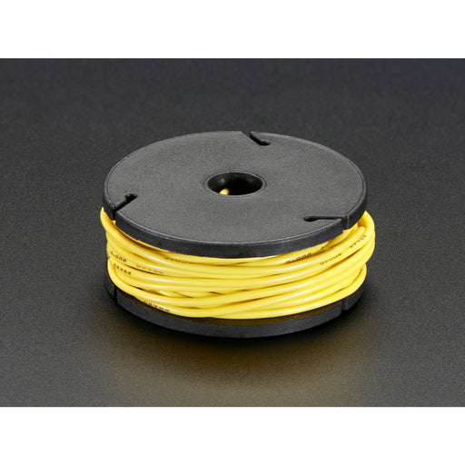 Silicone Cover Stranded-Core Wire - 25ft 26AWG - Yellow