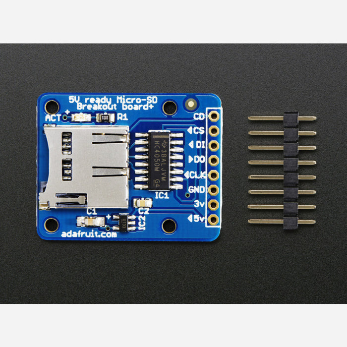 MicroSD card breakout board+