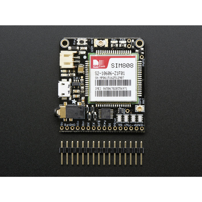 Adafruit FONA 808 - Mini Cellular GSM + GPS Breakout