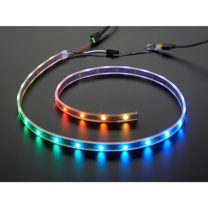 Adafruit NeoPixel LED Strip Starter Pack - 30 LED meter - Black