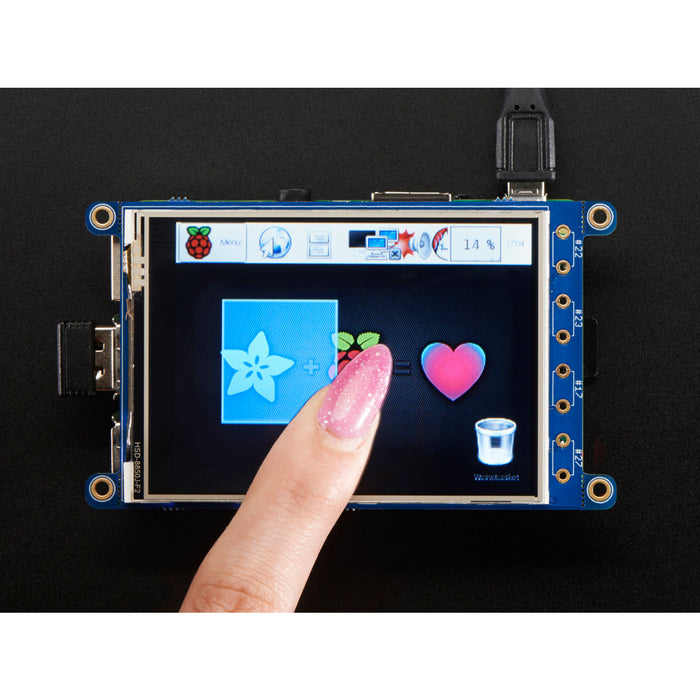 PiTFT Plus 320x240 3.2 TFT + Resistive Touchscreen