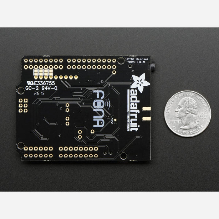 Adafruit FONA 808 Shield - Mini Cellular GSM + GPS for Arduino