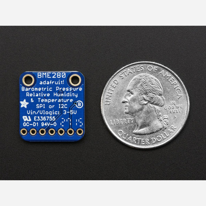 Adafruit BME280 I2C or SPI Temperature Humidity Pressure Sensor