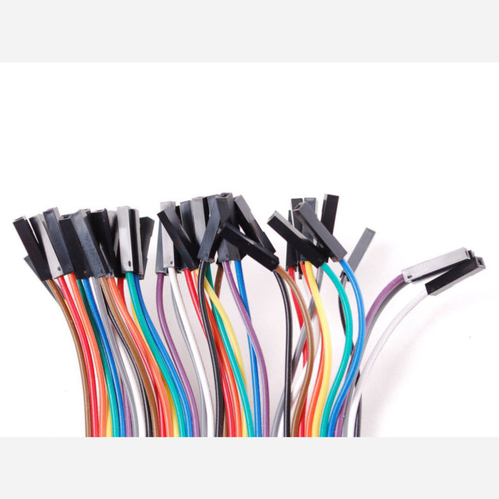 Premium Female/Female Jumper Wires - 40 x 6