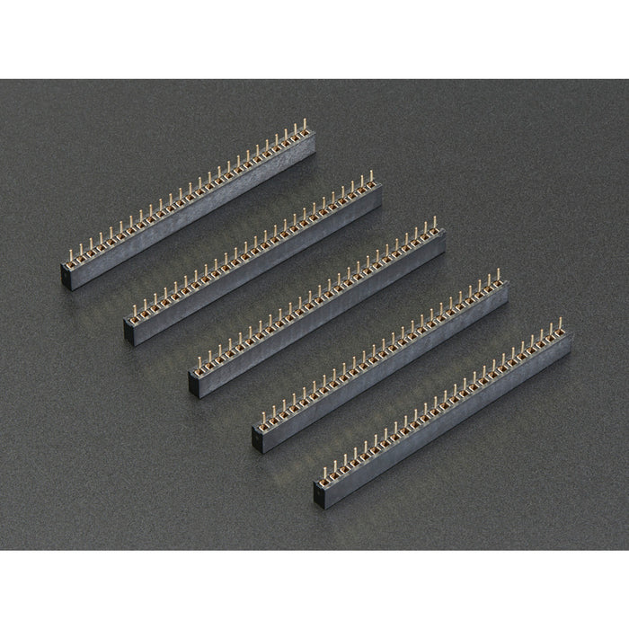 2mm Pitch 25-Pin Female Socket Headers - Pack of 5