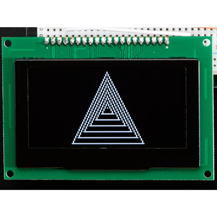 Monochrome 2.7 128x64 OLED Graphic Display Module Kit