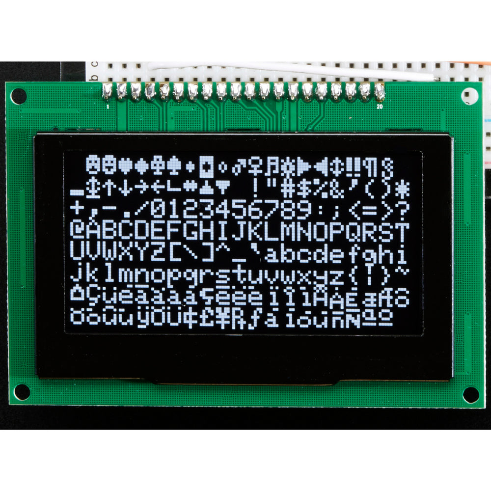 Monochrome 2.7 128x64 OLED Graphic Display Module Kit