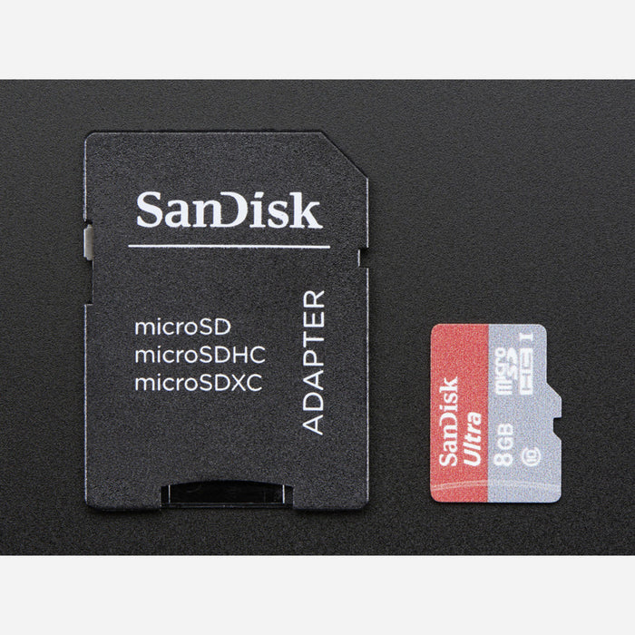 8GB Class 10 SD/MicroSD Memory Card - SD Adapter Included