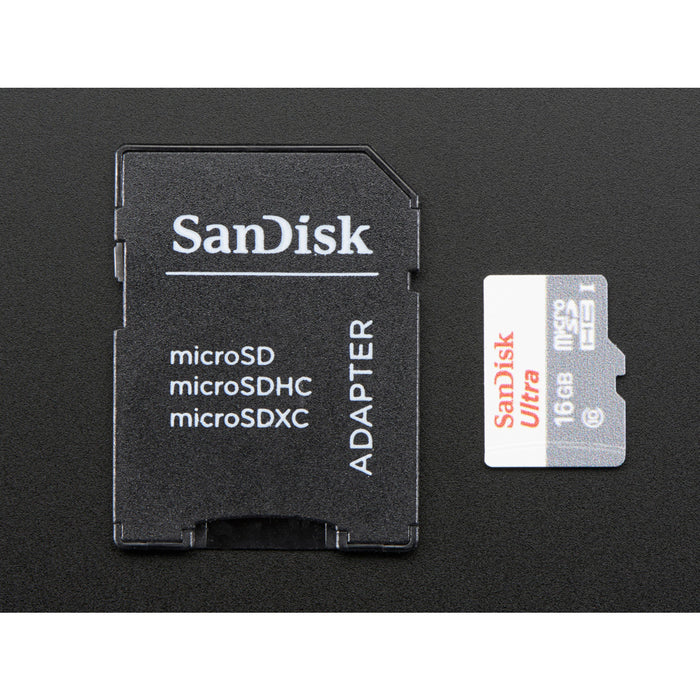 SD/MicroSD Memory Card - 16GB Class 10 - Adapter Included